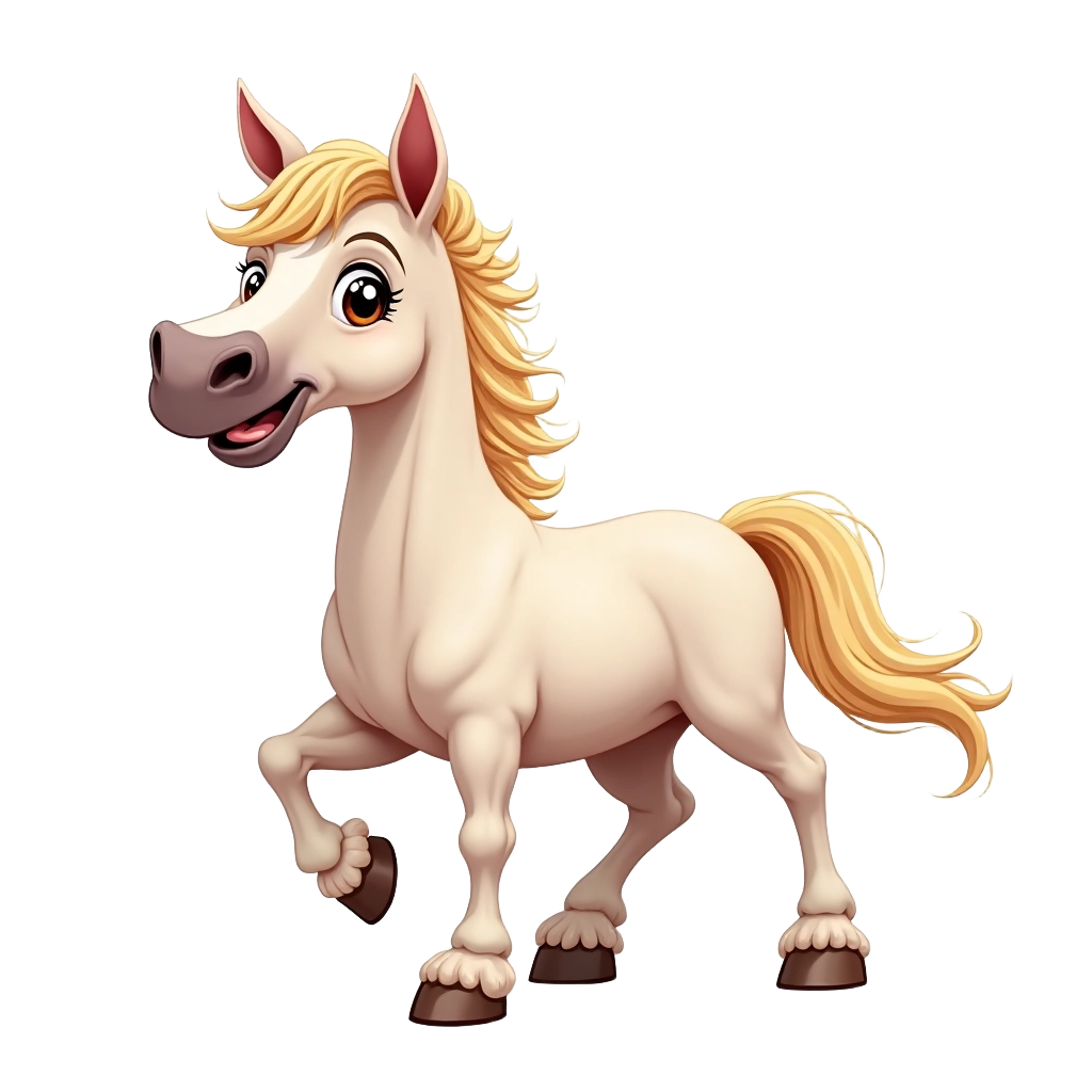 Cartoon Horse Illustration